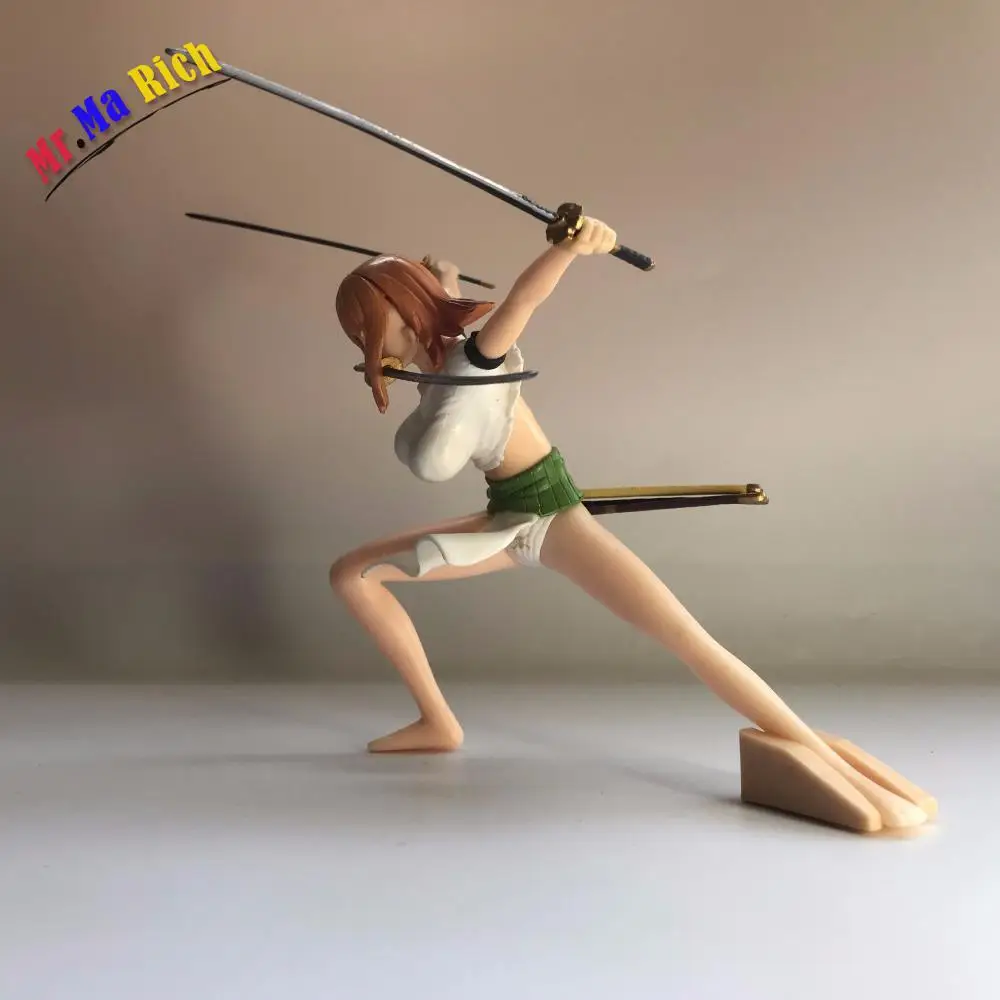 Одна штука Roronoa Zoro x Nami сексуальные ПВХ Фигурки Коллекционная модель куклы