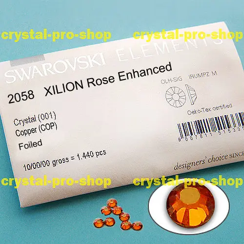 Ss9 Swarovski элементы медь ( 001 коп ) 144 шт. нет исправлений горный хрусталь ясно