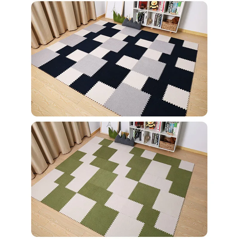 45x45 EVA плюшевые детские игровые коврики напольный коврик пазл детский пенный
