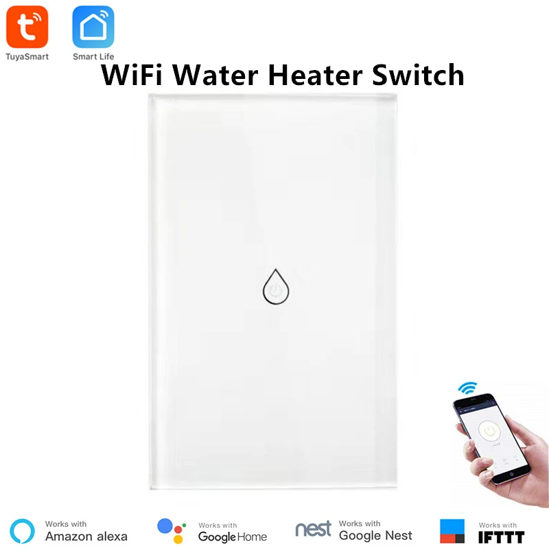 Alexa совместимый смарт WiFi бойлер водонагреватель переключатель приложение дистанционное управление ваш нагреватель в любом месте на открытом воздухе IFTTT поддержка Tuya Smart