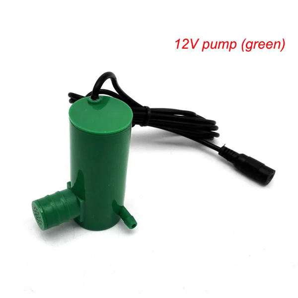 12V pump green 510 Новое поступление DC12V 1.6A 500л/ч микро мини Электрический DC погружной водяной насос макс лифт 9 м - Напряжение: 12V pump green