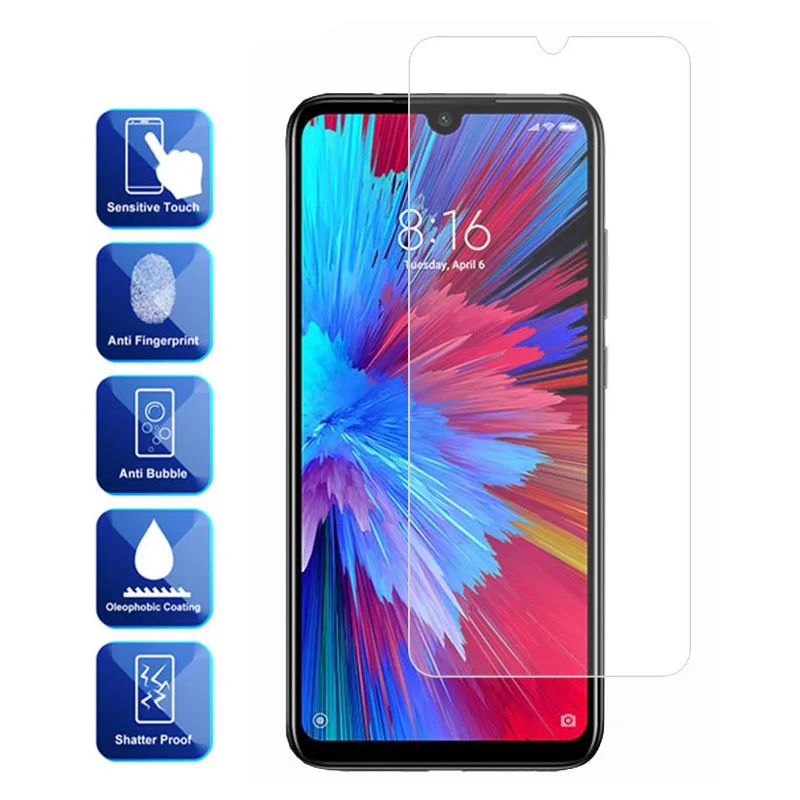 Закаленное стекло для Xiaomi redmi 7 полное покрытие защита экрана стеклянный чехол