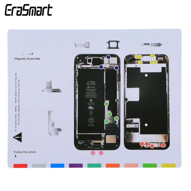 

Magnetic Screw Mat For Iphone 8 4.7" repair tool screw holder