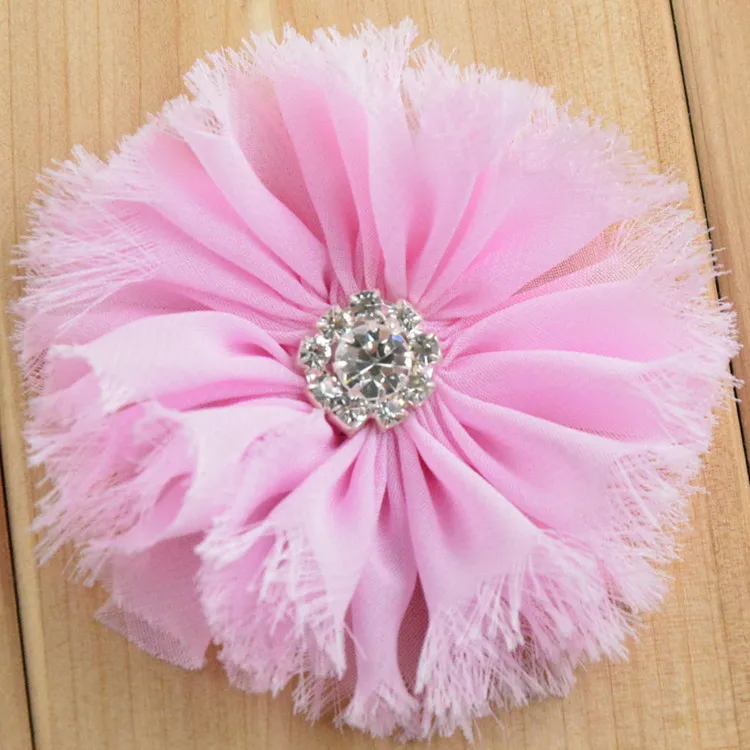 3 15 &quotпотертые однотонные балерины шифоновые цветы с прозрачными акриловыми