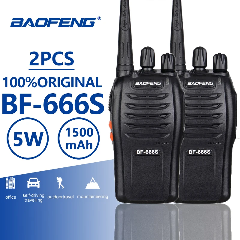 Портативная рация Baofeng ручная портативная BF 666S двусторонняя радиосвязь 2