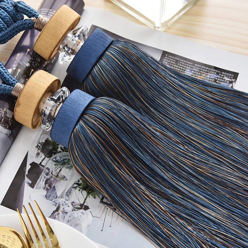 2 шт. Хрустальные кисти для занавесок с бахромой | Дом и сад