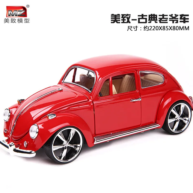 MZ 1:18 сплав Ретро Классический Жук модель автомобиля мини автомобиль игрушки