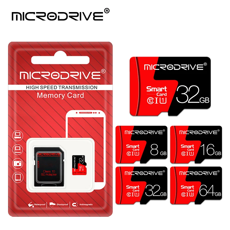 Высококачественная красная версия micro sd карта TF карта 8 ГБ 16 ГБ 32 ГБ 64 Гб 128 Гб класс 10 карта памяти micro sd карта cartao de memoria
