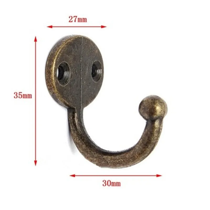 Настенные крючки из цинкового сплава крючок для одежды шляпы ванной квартиры с 3
