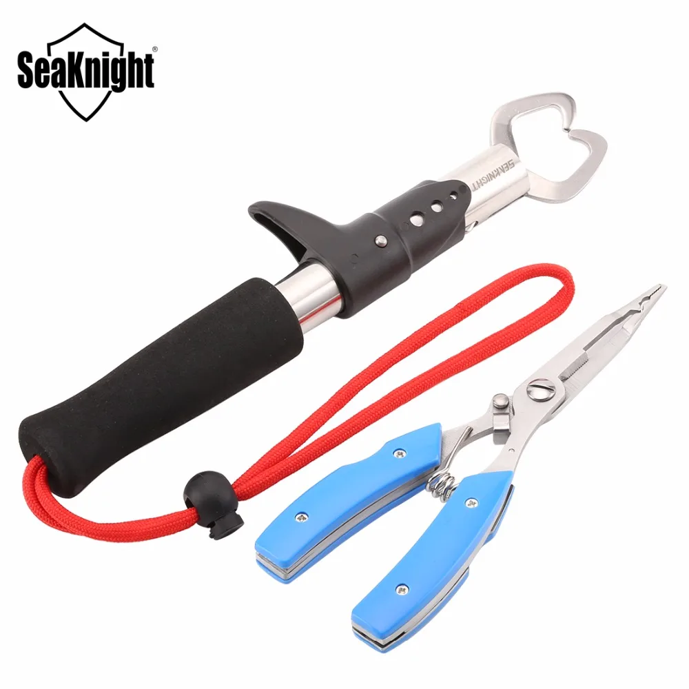 SeaKnight SK004 набор рыболовных инструментов рыболовный захват и леска резаки рыболовные плоскогубцы с сумкой из нержавеющей стали рыболовное оборудование