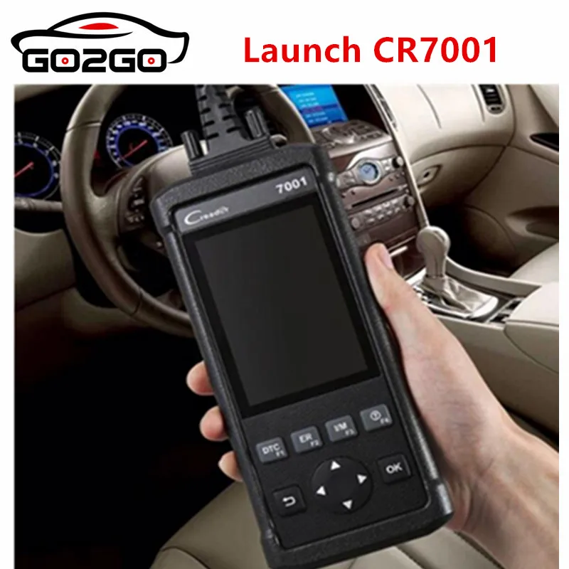Оригинальный Launch CReader 7001 считыватель кодов диагностический инструмент CR7001 DIY