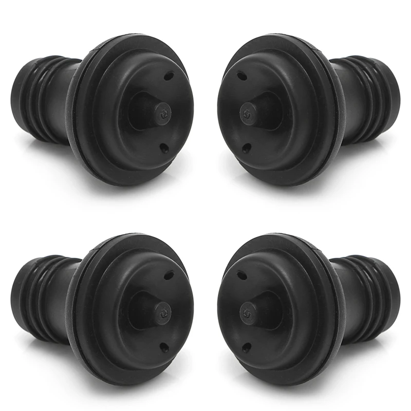 

4 Pcs Rubber Vacuum Suction Bottle Stopper Vacuum Wine Pump Preserver Stoppers