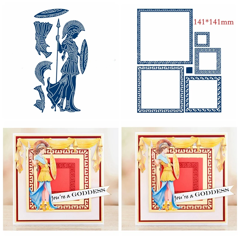 Spear Guard Frame Metal Cutting Dies Stencils for DIY Scrapbooking Photo Album Decorative Embossing Crafts Supplier Die Cut 2019 | Дом и сад