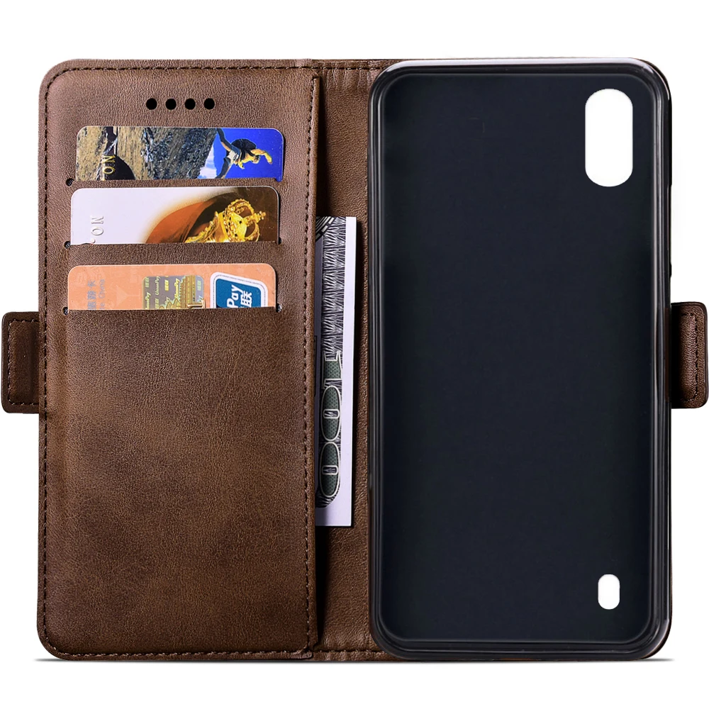 SRHE For ZTE Blade A7 2019 Case Cover Business Flip Leather Wallet With Magnet Holder | Мобильные телефоны и аксессуары