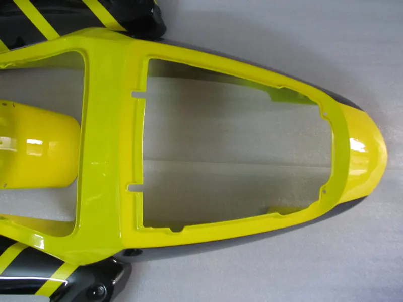 Комплект обтекателей для HONDA CBR900RR 929 00 01 CBR 900RR 2000 2001 ABS желто-черные Обтекатели +