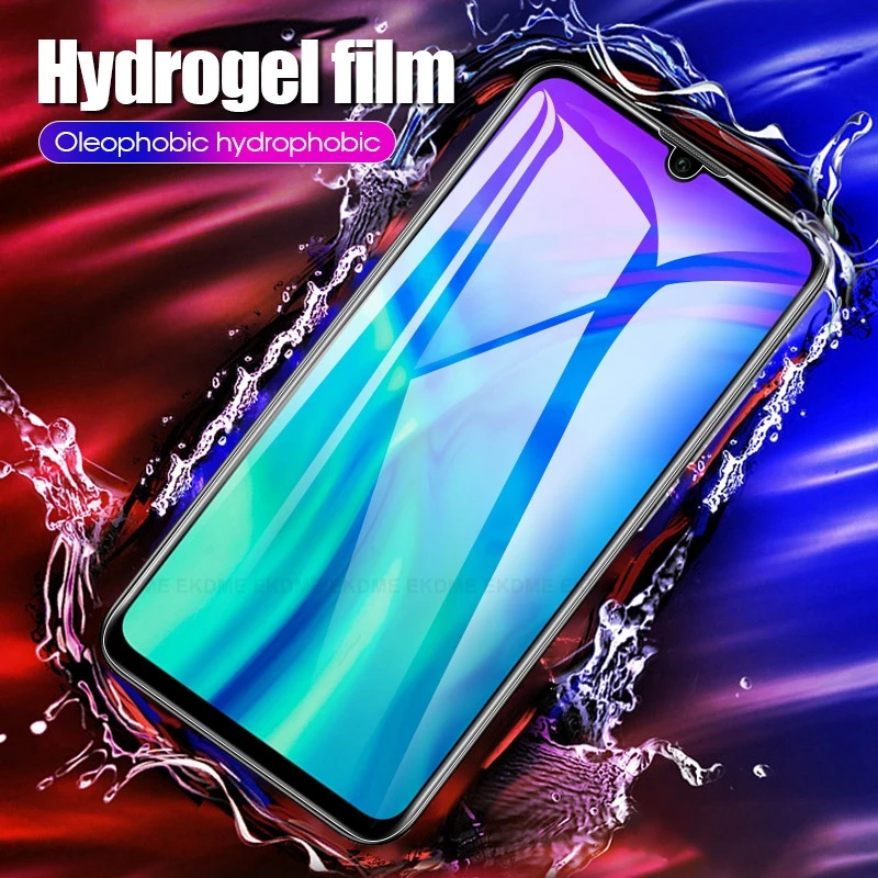 Защитная пленка 9D для Huawei P30 Lite P20 Pro P Smart 2019 мягкая изогнутая гидрогелевая Nova 5i 4e 3