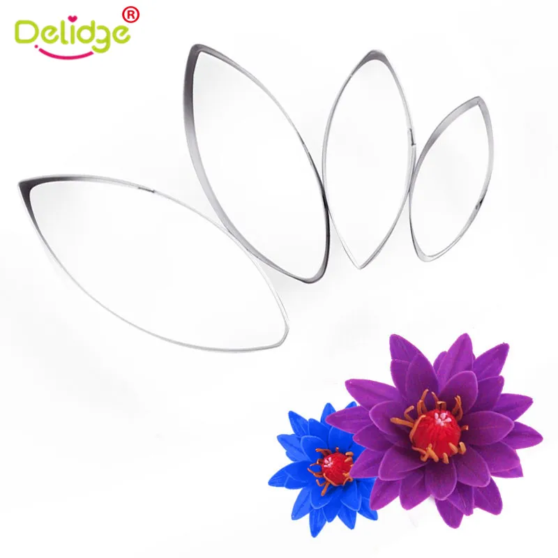 Набор фрез для торта с лилиями Delidge набор из нержавеющей стали украшение мастикой