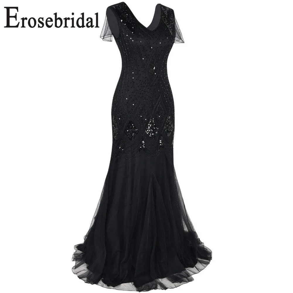 Erosebridal, вечернее платье русалки, 6 цветов,, украшенное бисером, официальное женское платье русалки с коротким шлейфом, 48 часов доставки