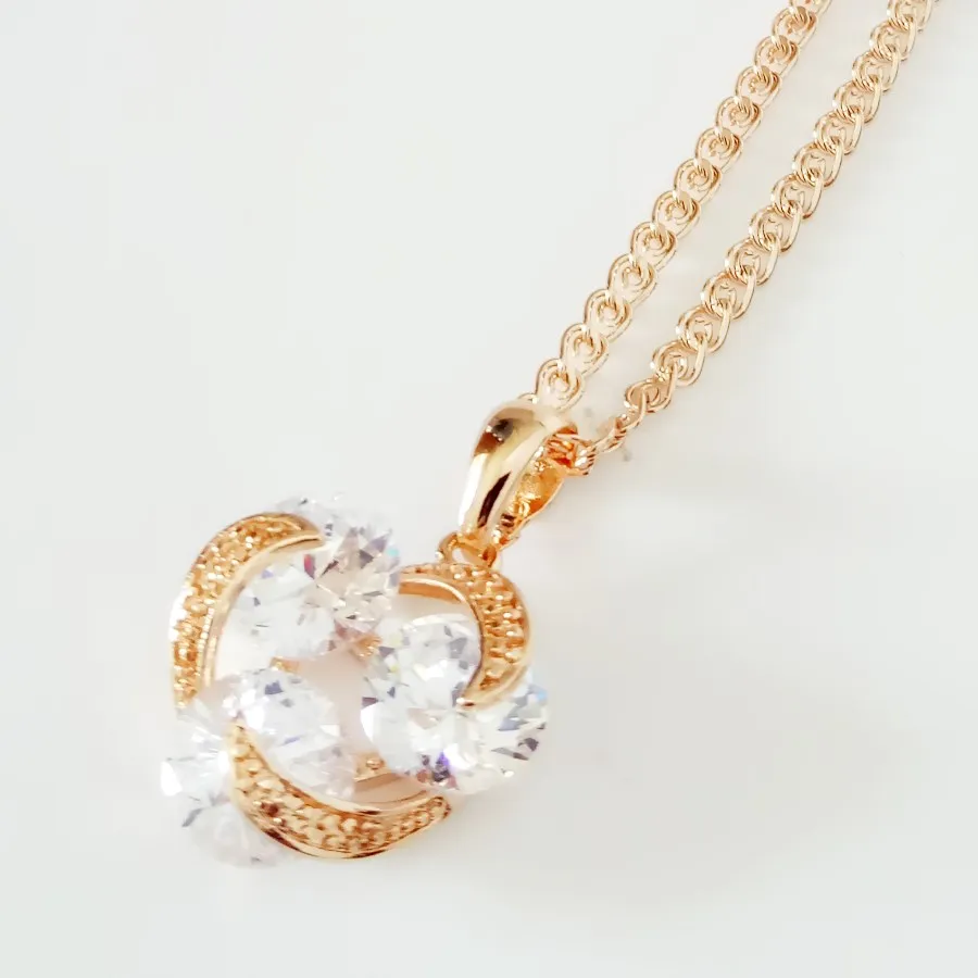 Новая мода кулон золотой цвет Женские кулоны гипербола большой кубический