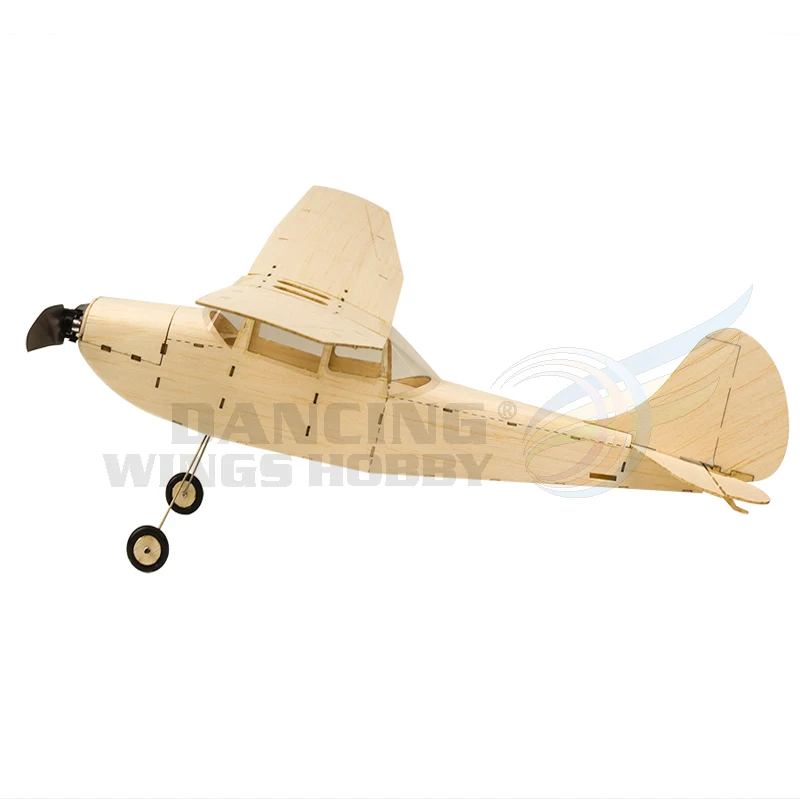 Мини летательный аппарат Cessna L 19 3CH с электроприводом RC 320 мм из дерева Balsa