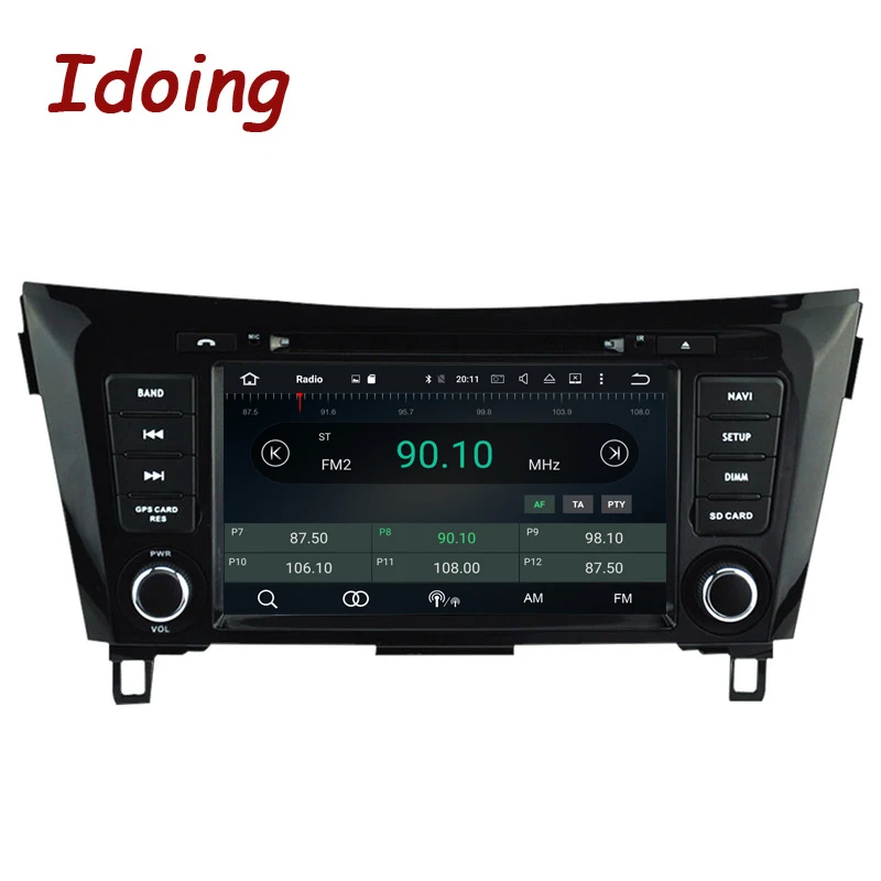 Idoing 2Din 8 &quotавтомобиль Android8.0 DVD радио плеер подходит Nissan Qashqai/X Trail 2014 gps навигация