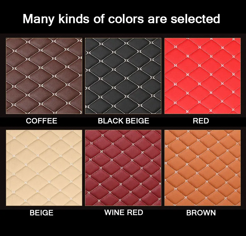 

Car Floor Mats Universal for Bmw serie X5 F15 F31 E39 520i E60 F07 GT F10 520d E39 530d Car Leather waterproof floor mats carpet