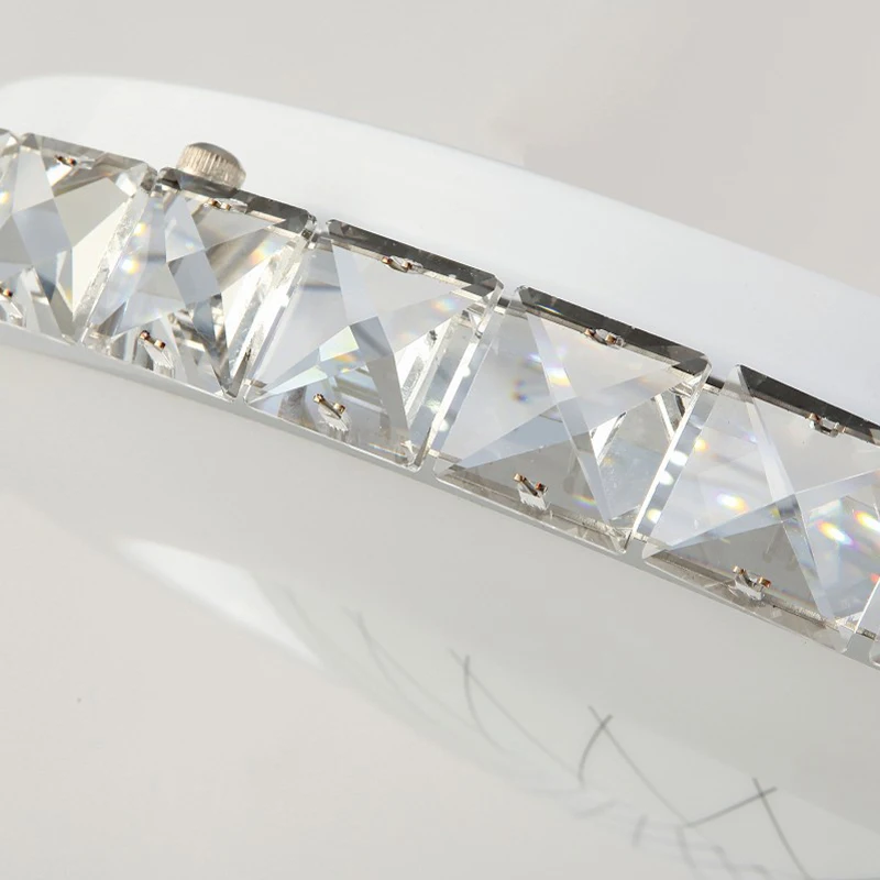 Современная светодиодная потолочная люстра ZYY для спальни круглая хрустальная