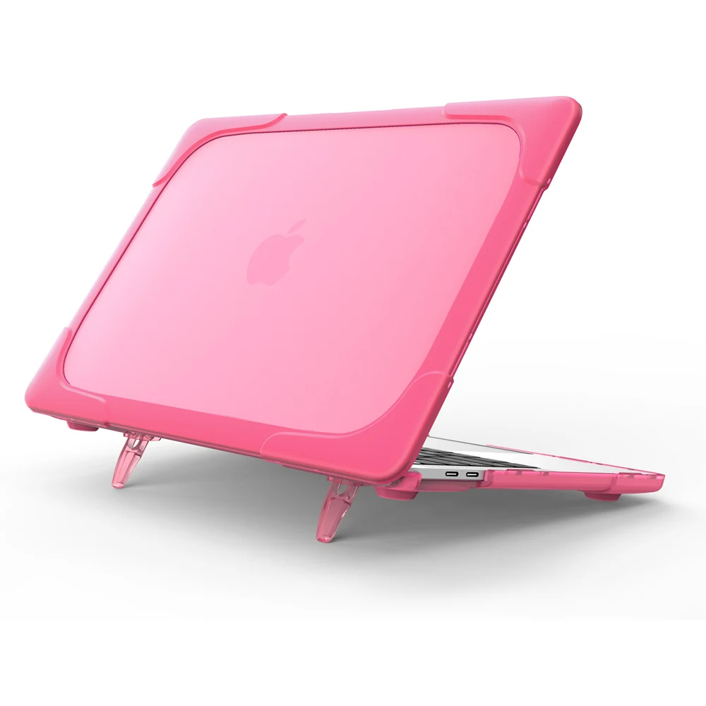 Горячий противоударный Внешний чехол, складная подставка для Macbook Air Pro retina 11 12 13 дюймов с сенсорной панелью A1466 A1502 A1706 A1708