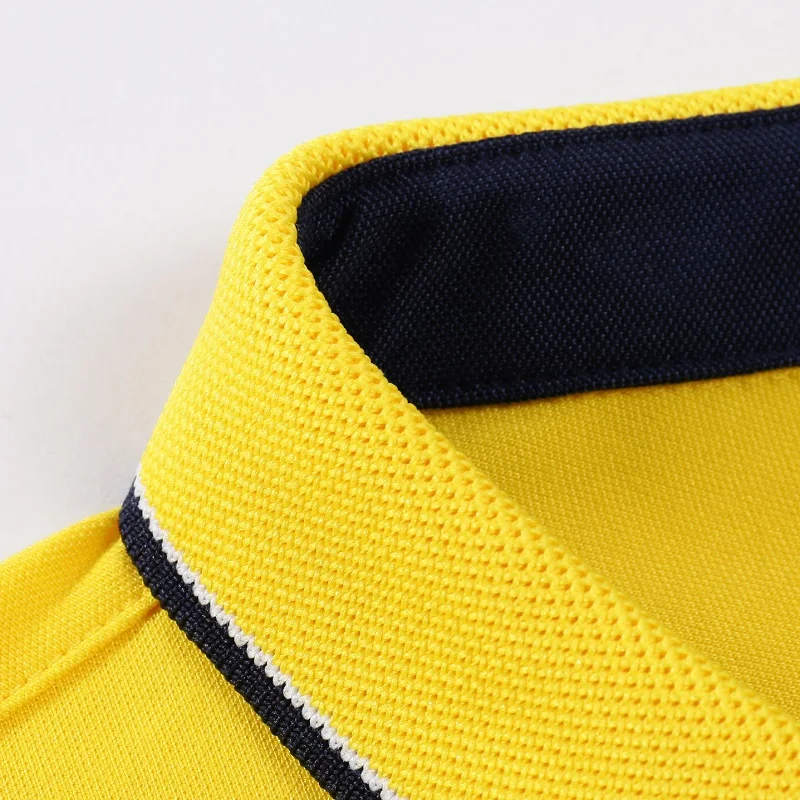 Мужская хлопковая рубашка поло с длинным рукавом и воротником|men polo shirt men|designer shirts