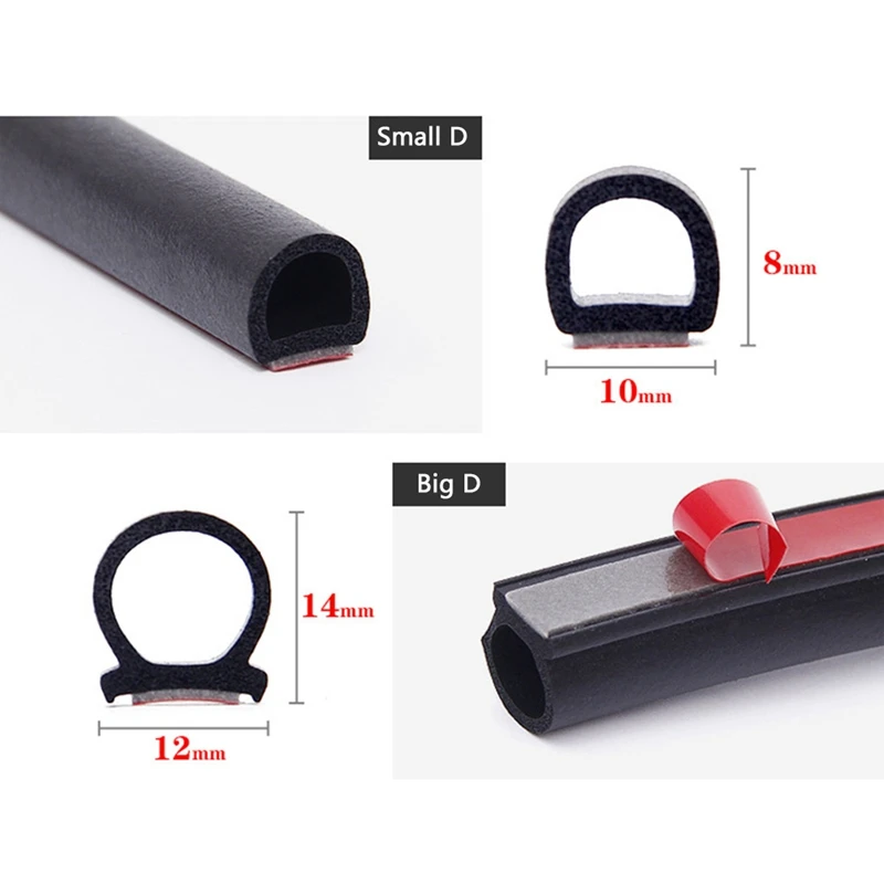 Автомобильная уплотнительная лента для дверей водонепроницаемая обшивка типа D Z