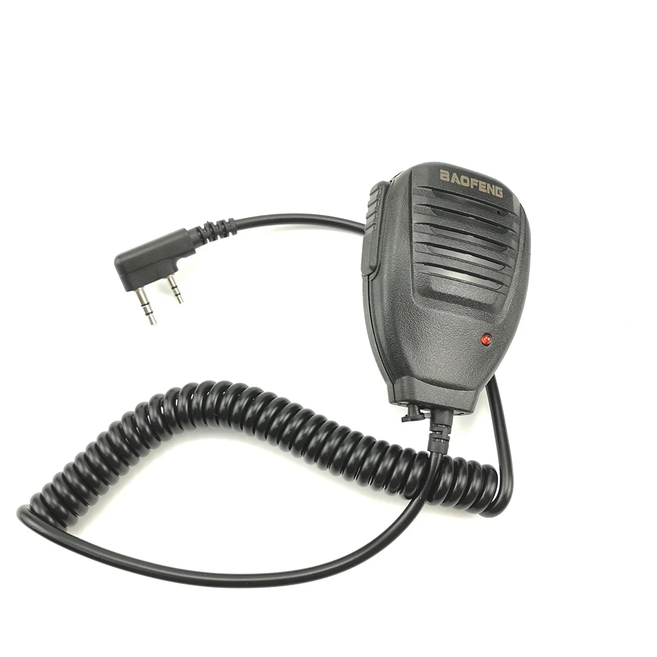 1/2 шт Baofeng BF-888S UV-5R UV-5RC UV-5RE иди и болтай Walkie Talkie Ручной микрофон Динамик Портативный двухстороннее радио аксессуары для микрофона