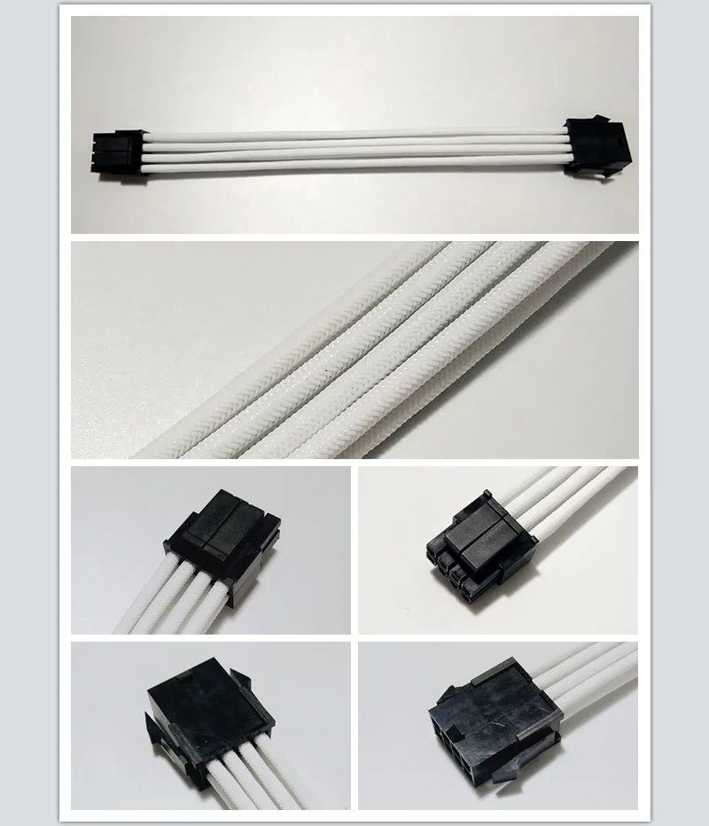 ATX EPS CPU 8-контактный разъем гнездо-штекер 4 + 4-контактный 18AWG PSU удлинитель/кабель с