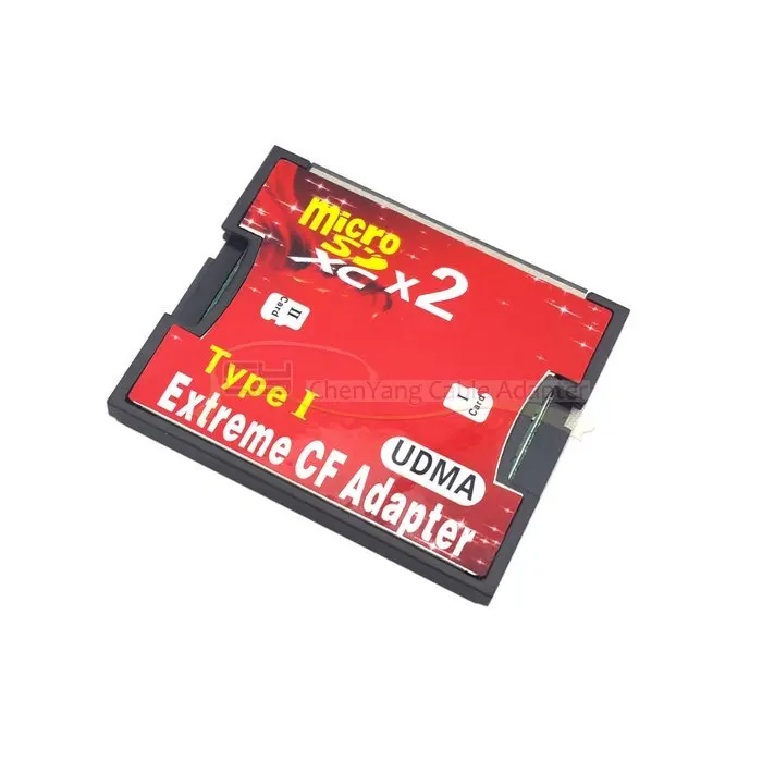 Двойной слот TF или MicroSD Micro SD для Type I Compact Flash Card CF Reader адаптер камеры Nikon Cannon |