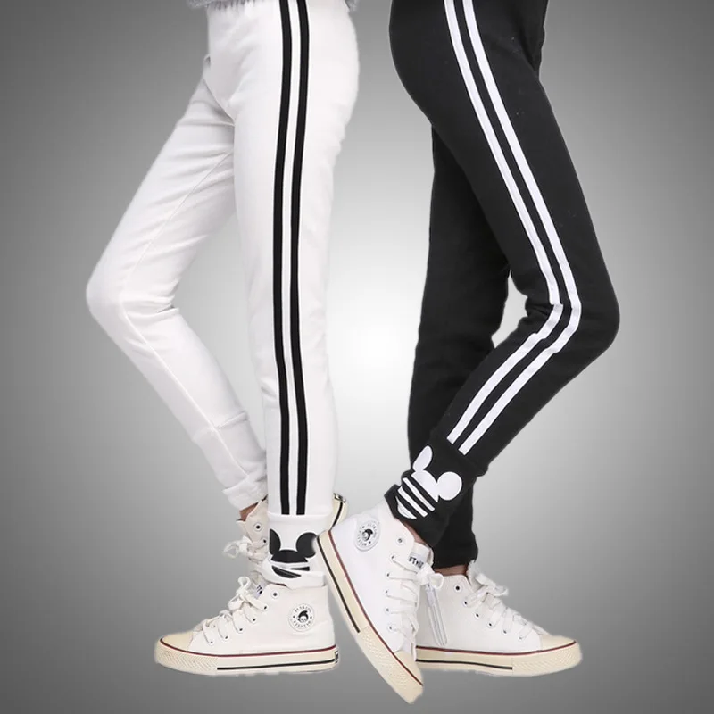 V-TREE 2016 autumn new teenage 6-14Y girls leggings cotton pants for girls sport leggings children school trousers kids clothing