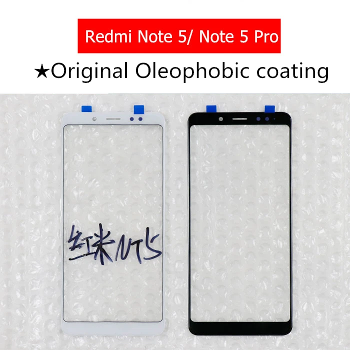 Для Xiaomi Redmi Note 5/Note 5 Pro сенсорный экран стеклянная панель дигитайзер сенсор Сенсорная панель передняя стеклянная панель запасные части