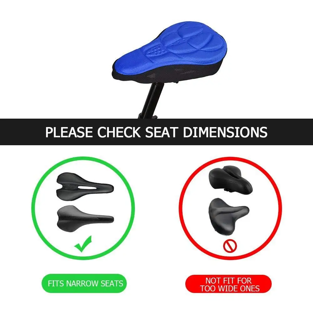 

Bicycle Cushion Pad Cycling Bicycle Sponge Pad Seat Saddle Cover Outdoor Bike Sports Pad Thick Men Women wholesale 4 colors