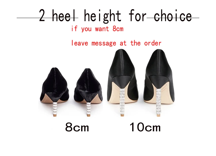 heel height Г. женские свадебные туфли на высоком каблуке женские свадебные туфли со стразами серебристого цвета с блестками вечерние туфли-лодочки на тонком каблуке - Цвет: heel height