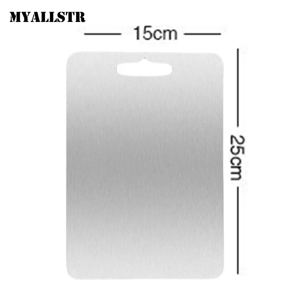 Разделочная доска из нержавеющей стали утолщенная двухсторонняя домашняя Кухня