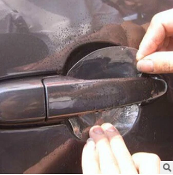 4 шт./партия универсальные невидимые наклейки на дверные ручки автомобиля