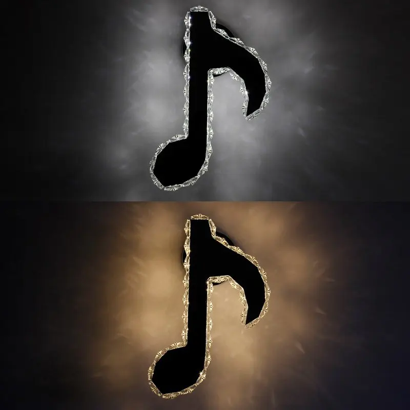 Персонализированный креативный настенный светильник со стразами в виде