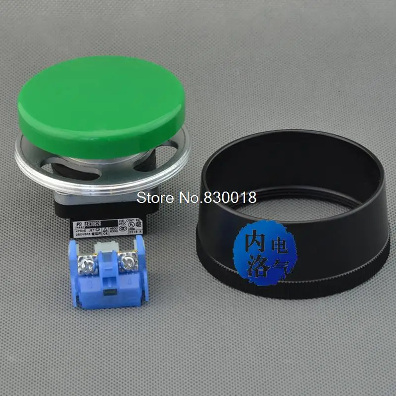 Fuji FUJI 30mm AR30B2R belt retainer 65 self-reset button mushroom R/G/B/WH/BL/Y AR30B2R-10G NC/NO/1NC1NO --10PCS/LOT |