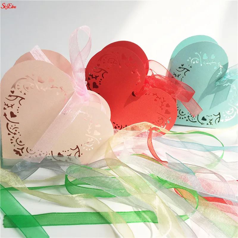 10/50/100 шт горячая Распродажа коробка конфет для дня рождения подарочные коробки