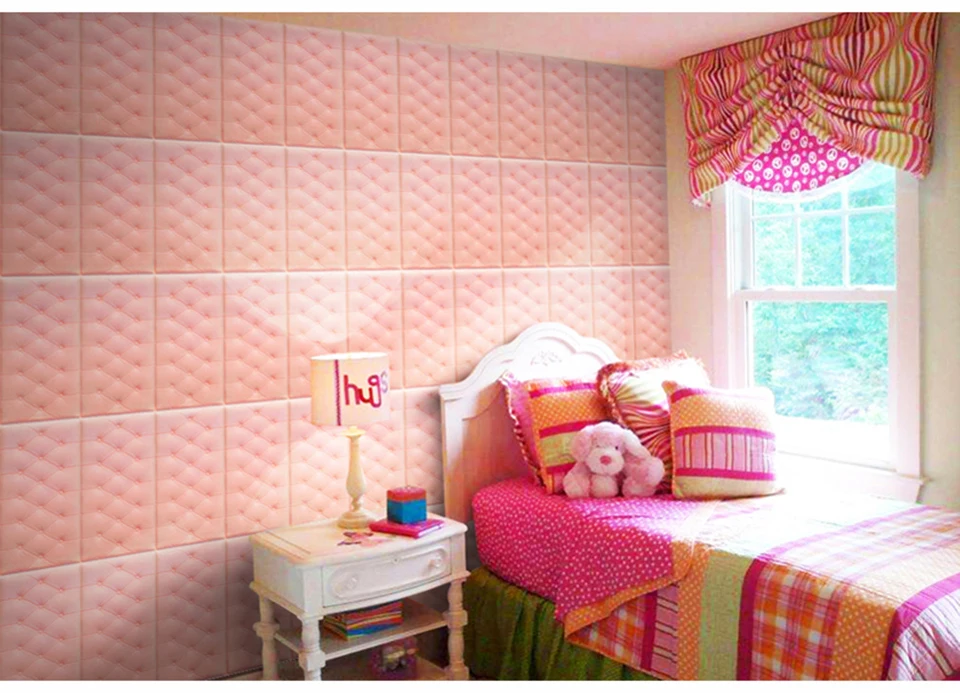 30*60 см/шт DIY самоклеющиеся 3D настенные наклейки для спальни Декор кирпича декор комнаты обои Настенный декор мягкая сумка Наклейка на стену для детей