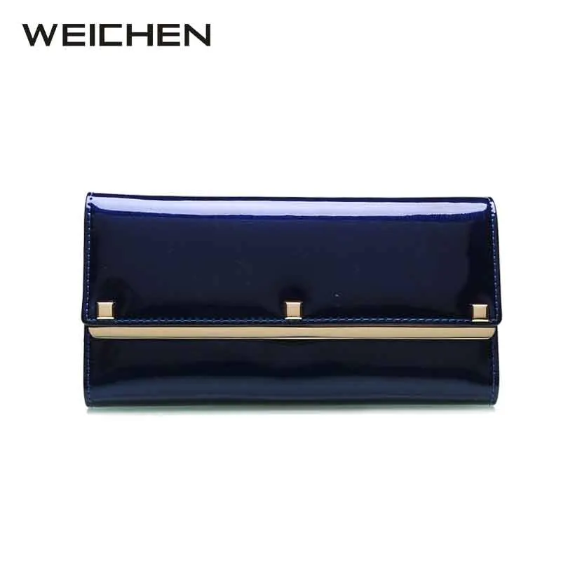 WEICHEN 2017 New Design Fashion Multifunctional Purse Genuine Leather Wallet Women Long Style Cowhide Wholesale | Багаж и сумки