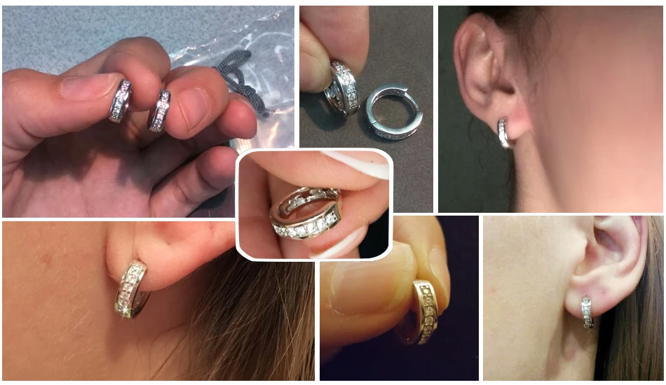 ORSA JEWELS Новое поступление без содержания свинца и никеля классический серебристый цвет серьги Модные серьги ювелирные изделия для женщин OE101