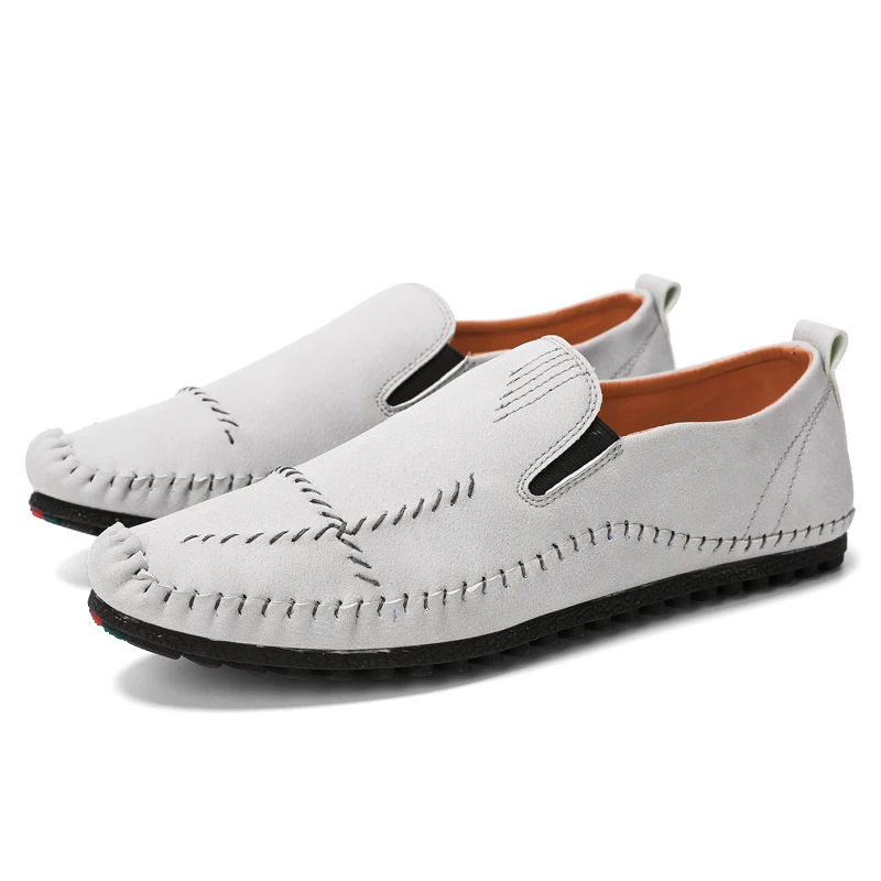 Fashion Men Brogues Luxury Mocasines Shoes Male Formal Business Flats Casual Natural Leather Loafers Sneakers Man Driving Shoe | Обувь