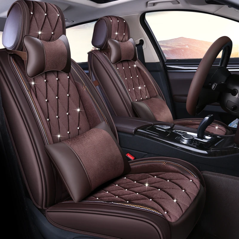 Studded Rhinestone plush car seat cover for LEXUS CT ES IS GS GX LX RX NX LS GX460 GX470 GX400 RX580 GS300 RX450h HS250H | Автомобили и