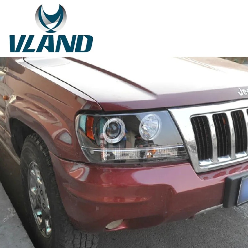 VLAND завод для светодиодных налобных фар Grand Cherokee 1999 2004 Ксеноновые передние фары