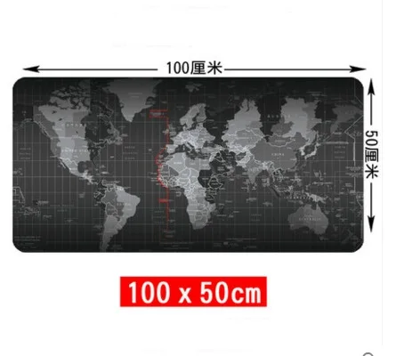 B WESAPPA 100 см x 50 см XXL большой коврик для мыши геймерский коврик для мыши Коврик для клавиатуры офисный стол Подушка домашний декор Estera цельный аниме карта - Цвет: B