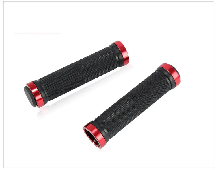 1 pair red 1 пара, 5 цветов, мягкие велосипедные ручки, Кратон, резиновый руль, высокое качество, нескользящая ручка - Цвет: 1 pair red